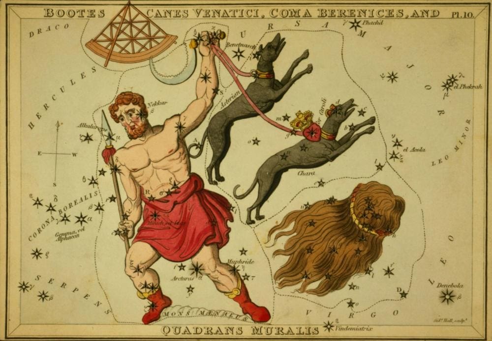 Canes Venatici Constellation Astrology