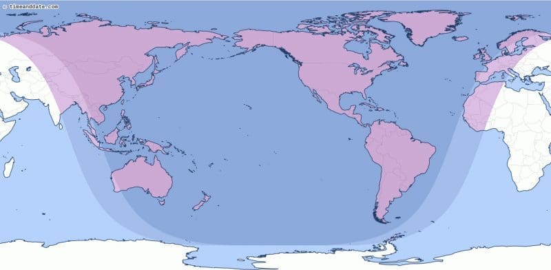 Lunar Eclipse November 2021 Visibility