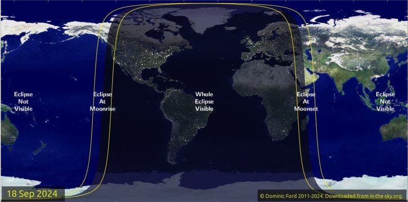 Lunar Eclipse September 2024 Visibility