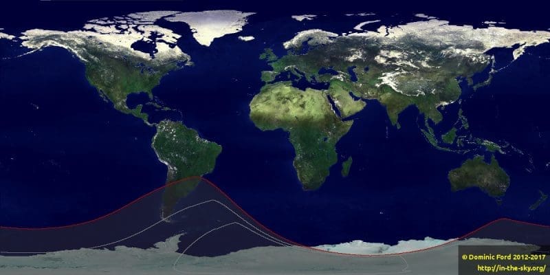 Solar Eclipse February 2018 Path